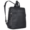 "Tarik" Mochila Couro 2-em-1 Antifurto e Bolsa Transversal