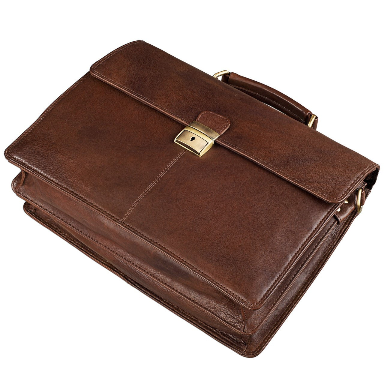 Retro Bürotasche braun