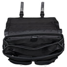 Ledertasche DIN A4 Aktentasche schwarz