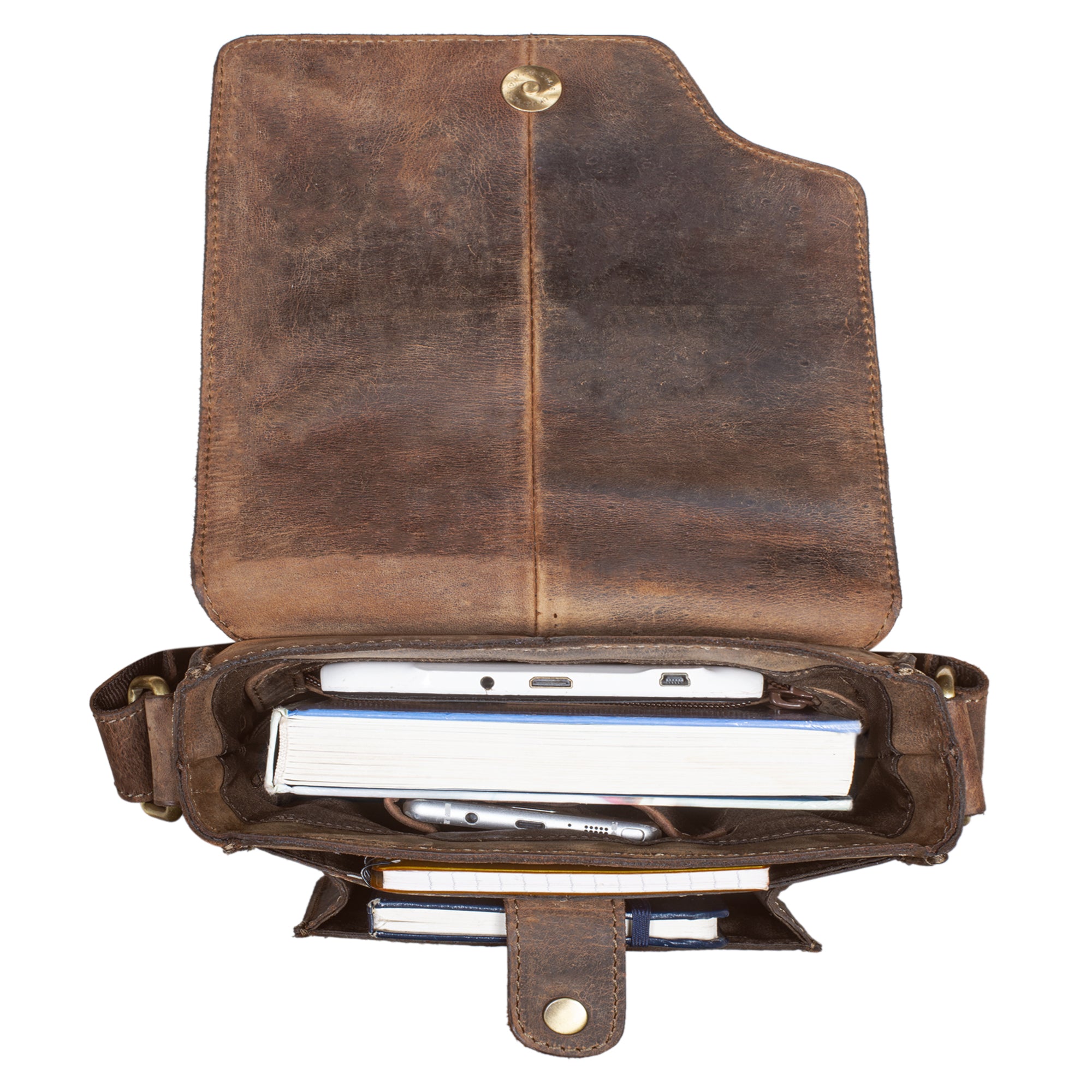 Echtleder Herrentasche Vintage Stil