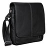 "Matt" Bolsa De Couro Pequena Vintage Para Homem 9.7 Polegadas