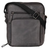 „Darius“ Bolsa Masculina De Couro - Três Compartimentos - Pequena
