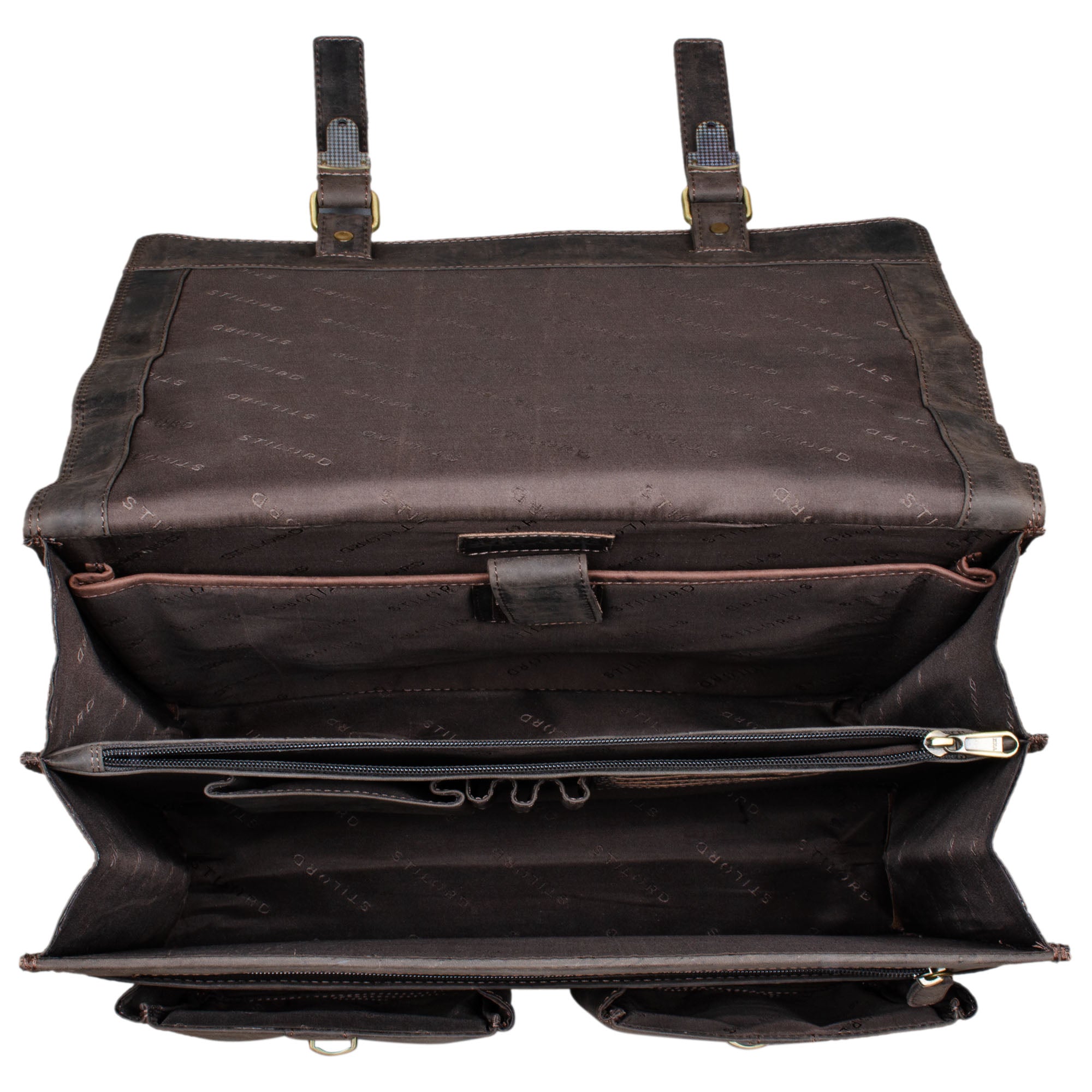 Herrentasche Aktentasche Leder Braun