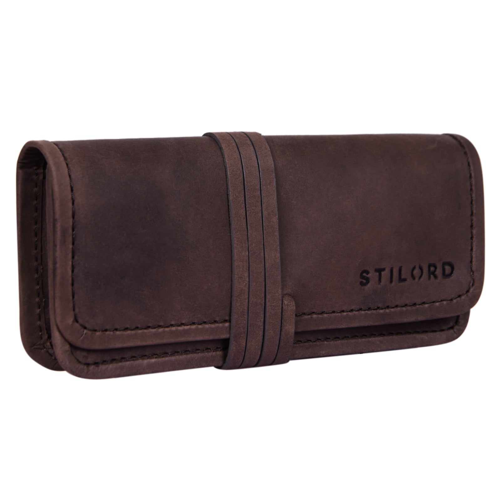 Federmappe 2 Fach Leder Vintage