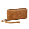 "Poppy" 3-em-1 Carteira de Couro com Porta-Celular Clutch Bolsa
