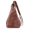 "Lyanna" Bolsa Sling Feminina Couro Mochila 2-em-1 e Crossbody