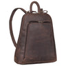 "Martha" Mochila Feminina de Couro – Rucksack Vintage Daypack Mulheres