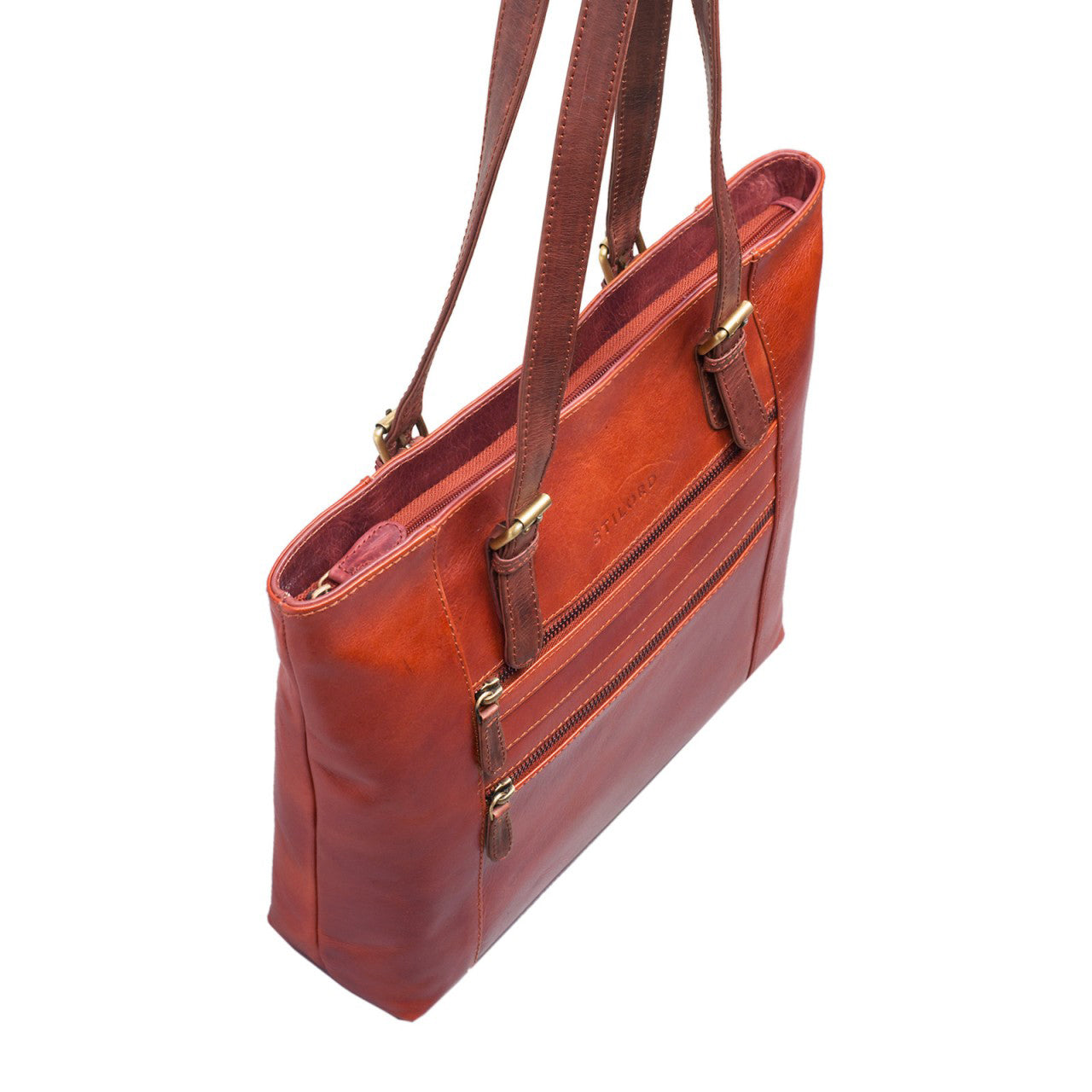 Freizeittasche für Damen Leder braun
