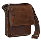 Dunkelbraune Leder Handtasche Damen