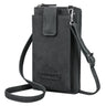 "Nelly" Carteira De Couro Com Bolso Para Telemóvel 3-em-1 Bolsa