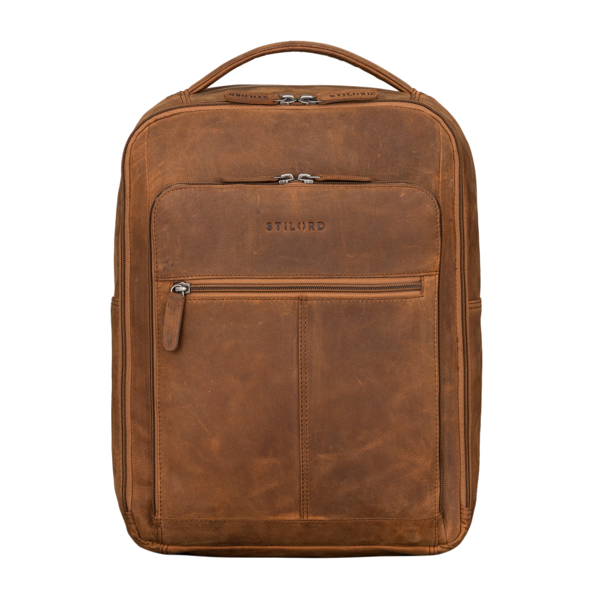 Arbeitsrucksack Wildleder braun