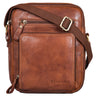 „Darius“ Bolsa Masculina De Couro - Três Compartimentos - Pequena