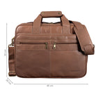 Ledertasche Aktentasche XXL braun