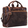 B-WARE "Hector" Saco de Couro para Homens de Grandes Empresas