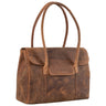 "Carrie" Grande Bolsa de Couro Shopper para Mulheres Crossbody Bowling