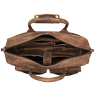 Große Leder Laptoptasche