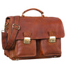 "Briefcase em pele "Atlas