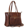 "Madeleine" Grande Bolsa de Couro para Mulheres Vintage