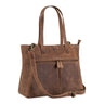 "Madeleine" Grande Bolsa de Couro para Mulheres Vintage