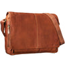 B-WARE "Alex" Vintage Leather Bag Homens Mulheres