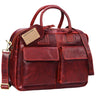 "Carlo" Bolsa para portátil de couro masculino