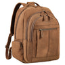 B-Stock "Alaric" XL Mochila Masculina em Couro Laptop até 17