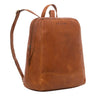 Großer schulrucksack leder braun