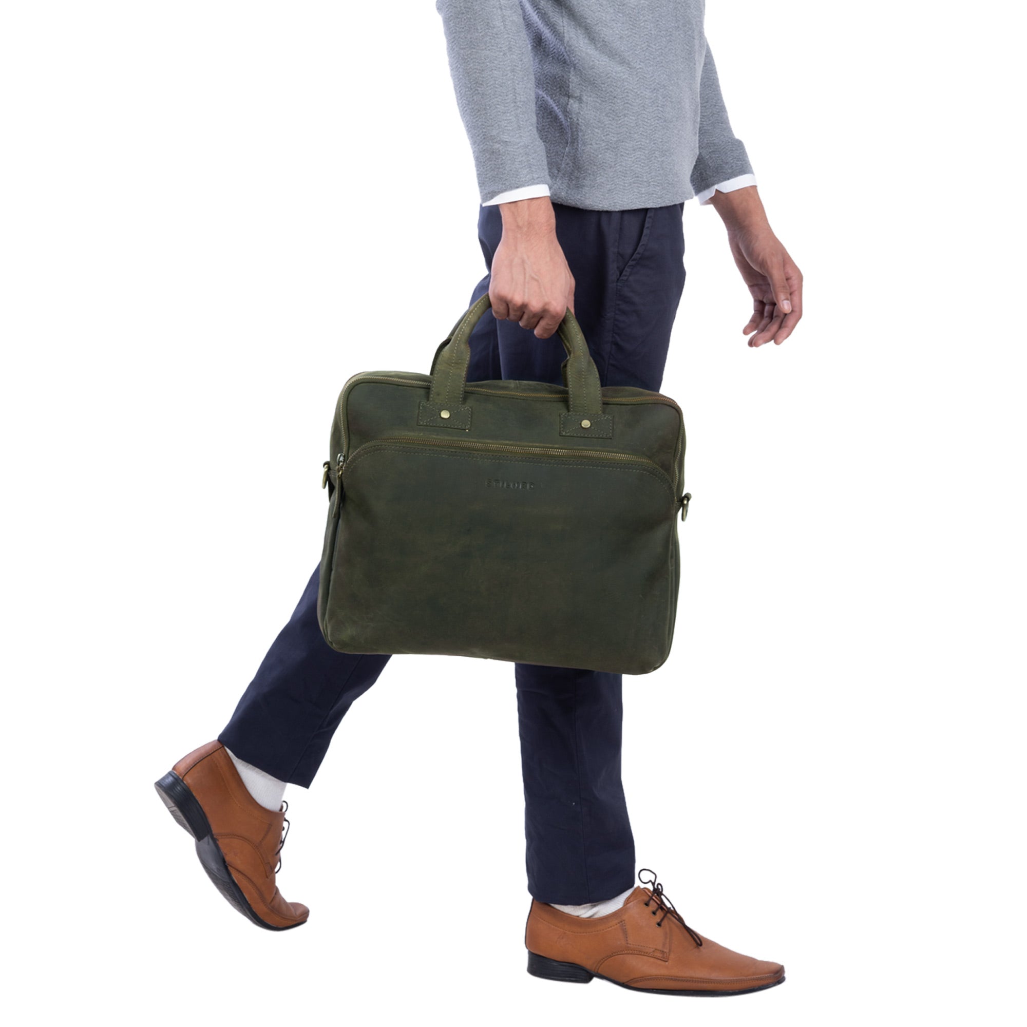 Vintage Umhängetasche Leder 