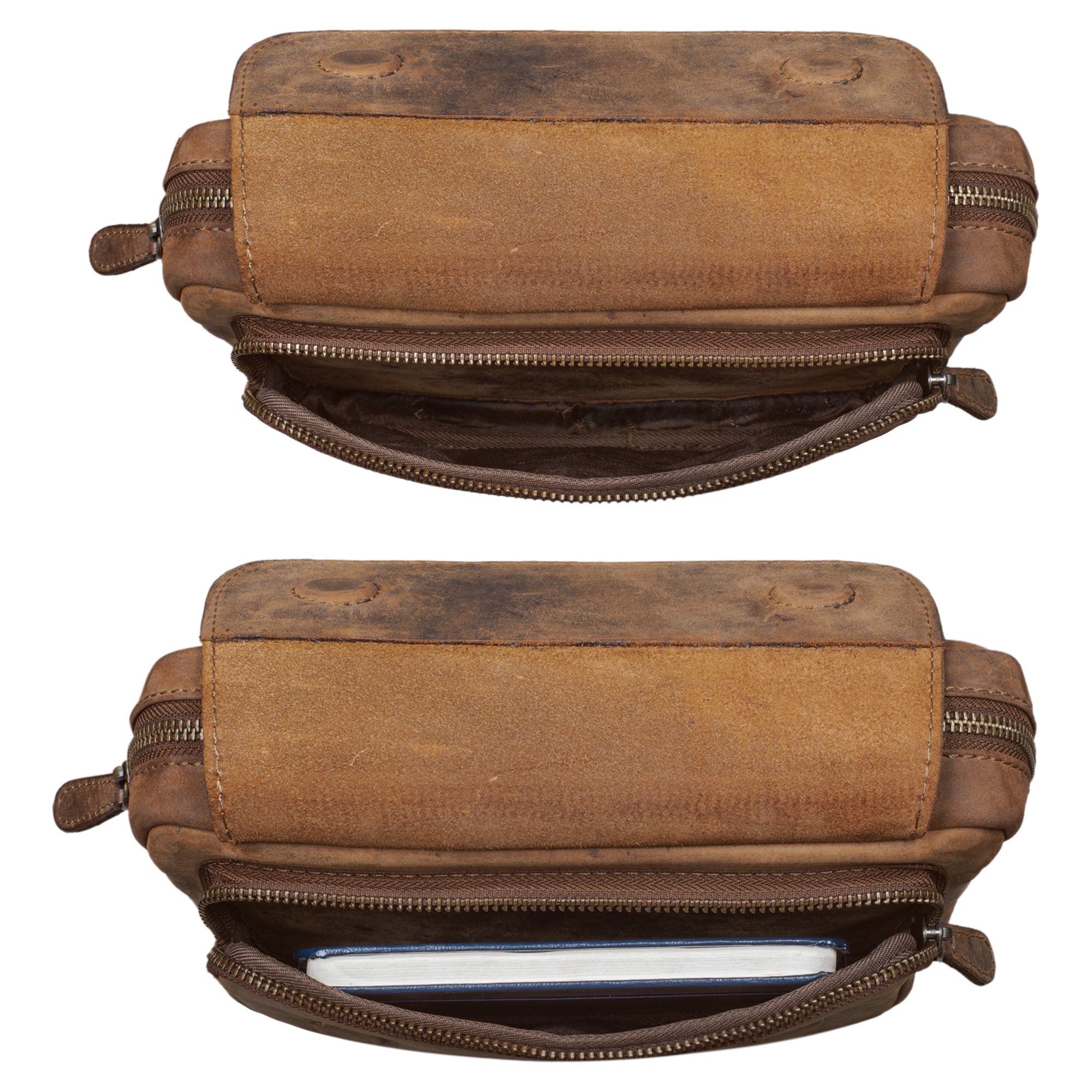 Vintage Leder Bauchtasche Festival