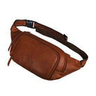 Vintage Gürteltasche cognac braun