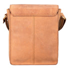 Kleine Tasche aus Leder braun