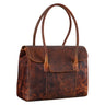 "Carrie" Grande Bolsa de Couro Shopper para Mulheres Crossbody Bowling