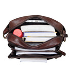 Tablettasche Leder braun