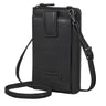 Handytasche Leder schwarz
