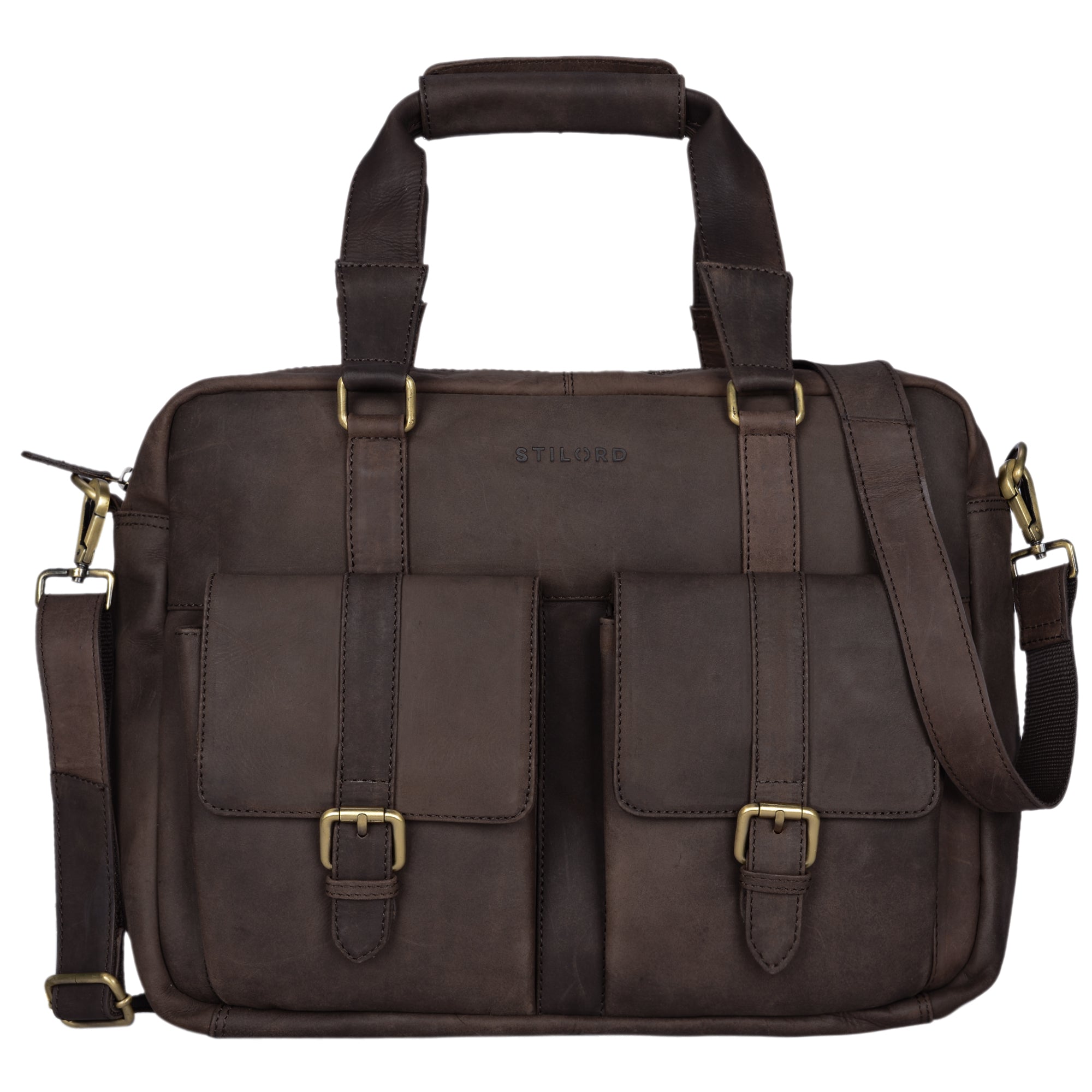 Ledertasche Henkeltasche Vintage braun