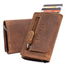 "Roy" Carteira De Couro Slim Masculina Com Proteção RFID Mini Carteira