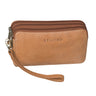 “Kenneth” Bolsa De Pulso Masculina De Couro Com Alça Para Pulso