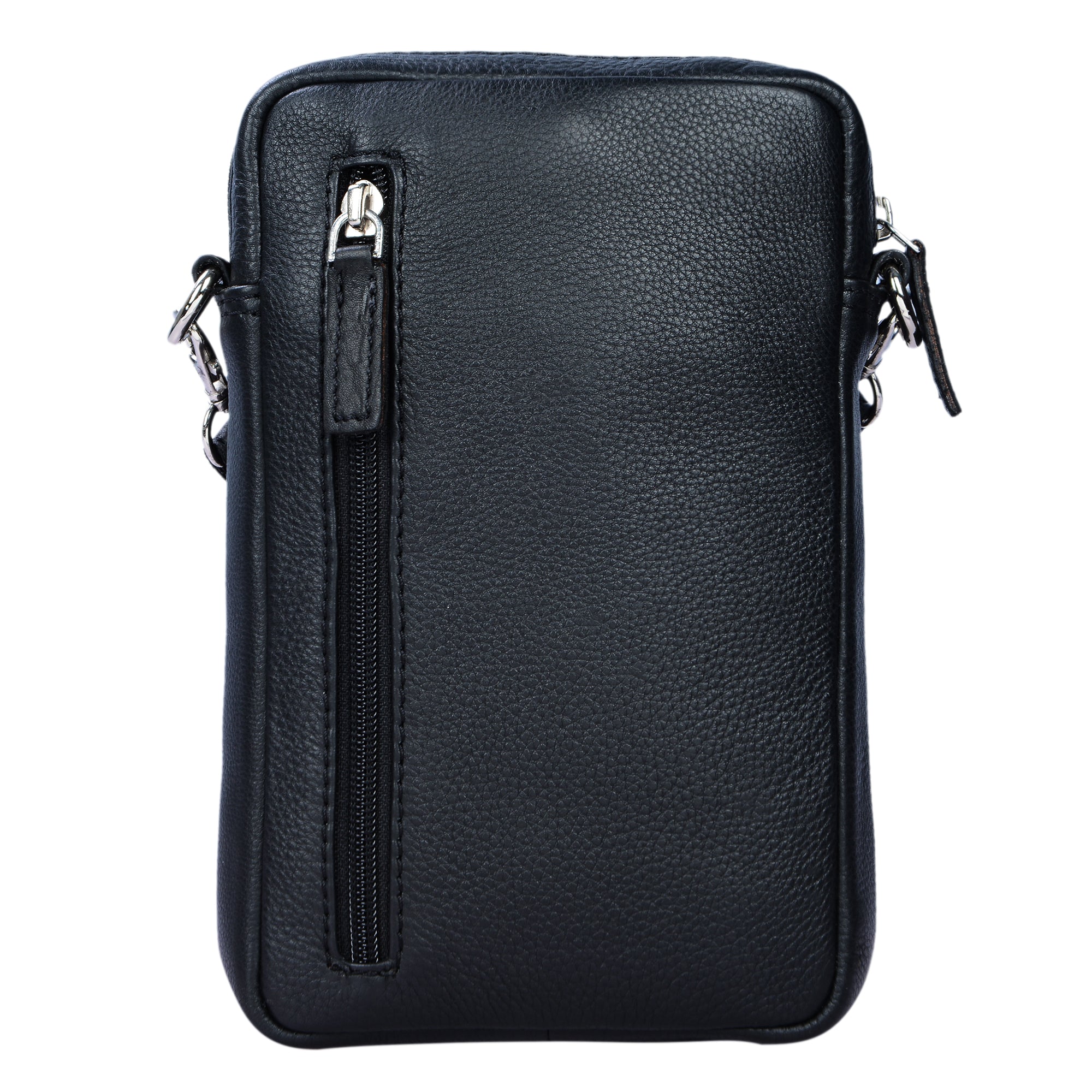 Handtasche Männer Leder schwarz