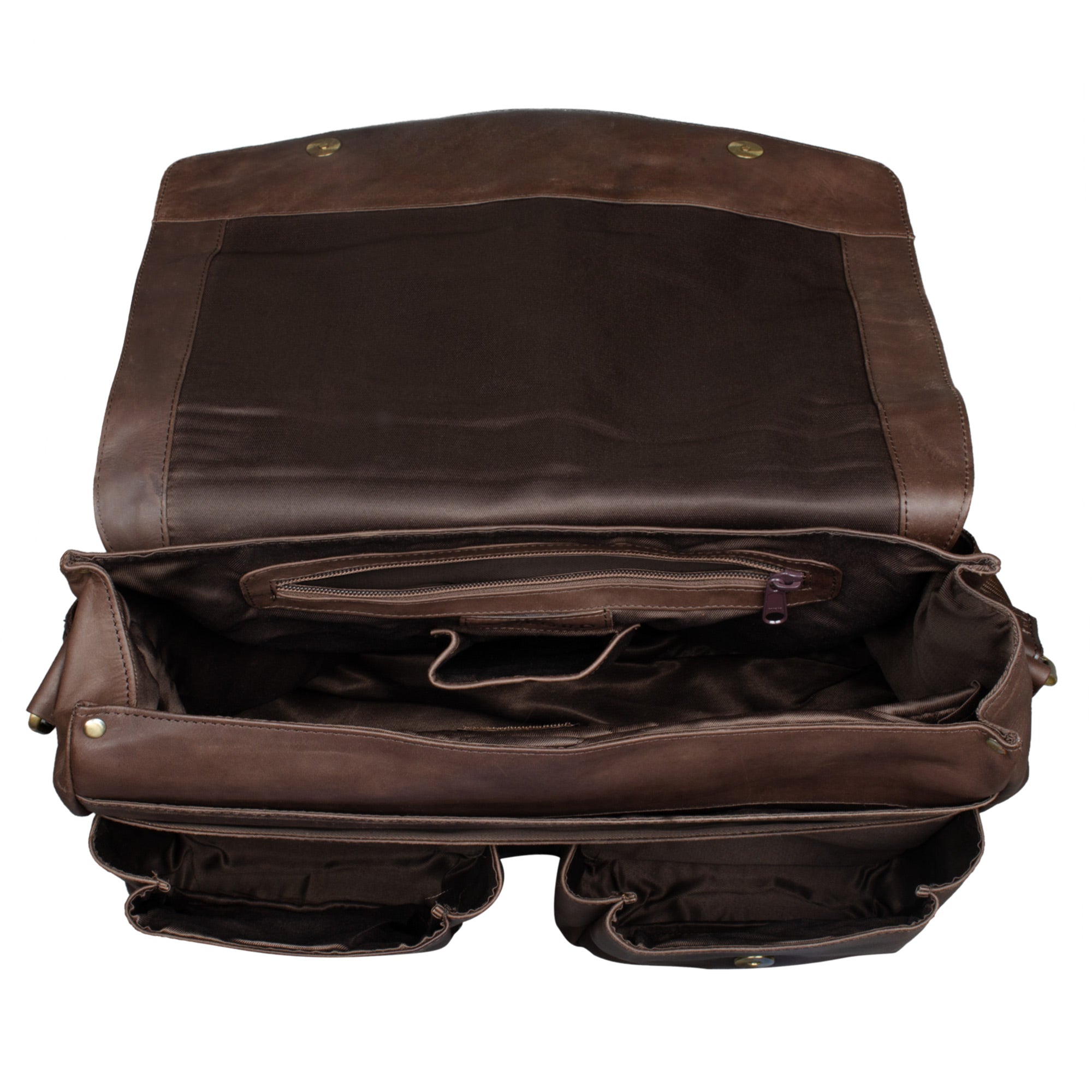 Business Umhängetasche aus echtem Leder Vintage