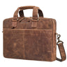 "Oslo" Grande Bolsa Executiva de Couro Premium 18 polegadas