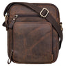 „Darius“ Bolsa Masculina De Couro - Três Compartimentos - Pequena