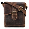 "Mattia" Pequena Bolsa Masculina de Couro – Bolsa Vintage Tiracolo
