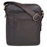 "Diego" Bolsa Vintage Masculina de Couro Pequena para 9.7 Polegadas