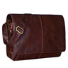 "Alex" Bolsa Vintage de Couro – Pasta Executiva Masculina e Feminina