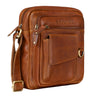 "Ryan" Bolsa De Couro Pequena Vintage Masculina Para 9.7 Polegadas