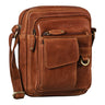 "Ryan" Bolsa De Couro Pequena Vintage Masculina Para 9.7 Polegadas