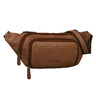 B-WARE "Luke" Fanny Pack Homens de Couro Mulheres