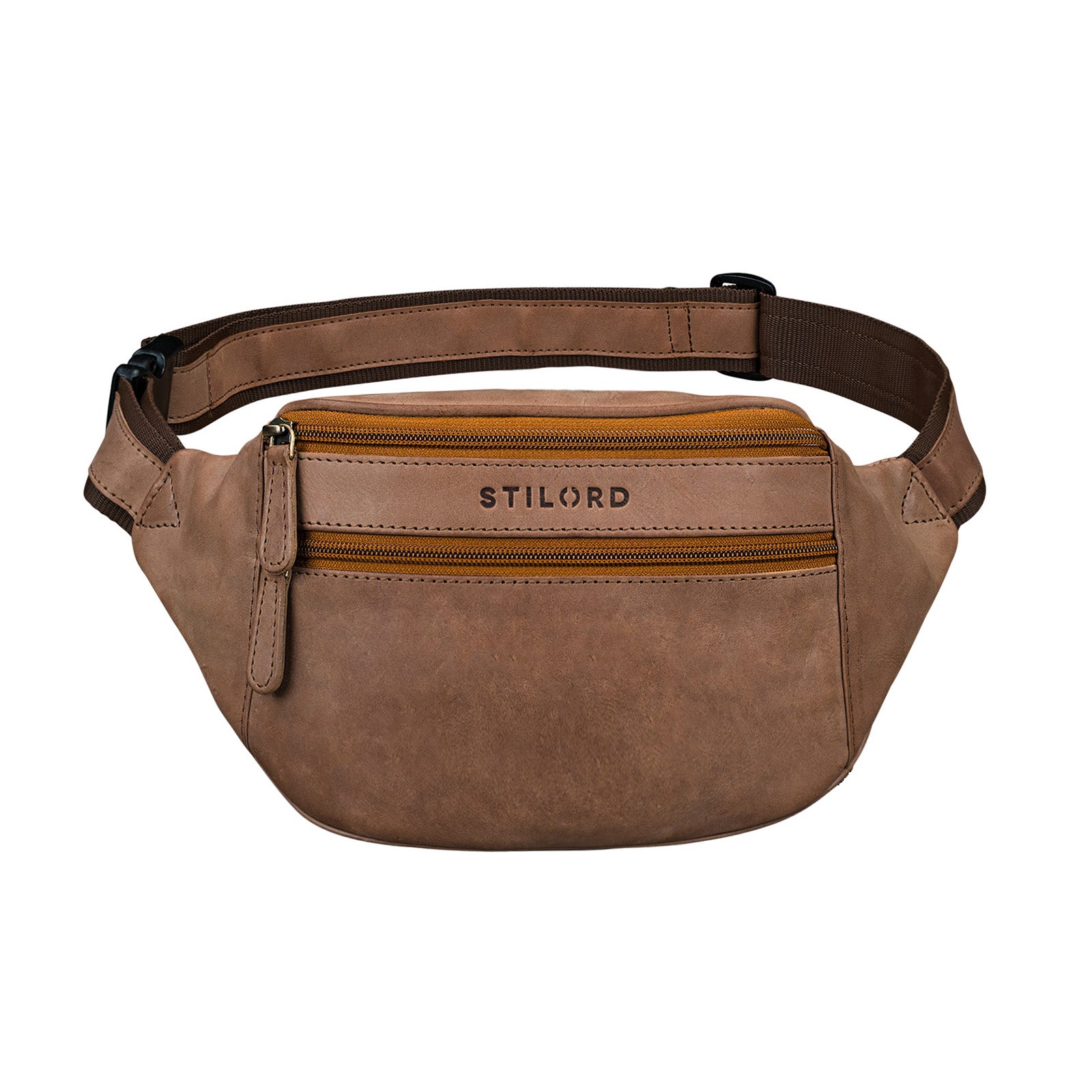 Vintage Hüfttasche Leder braun
