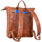 Rucksack Leder braun klassisch Rolltop