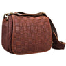 B-WARE "Mia" Saco de Pele Pequeno Saco de Pele para Senhoras Vintage